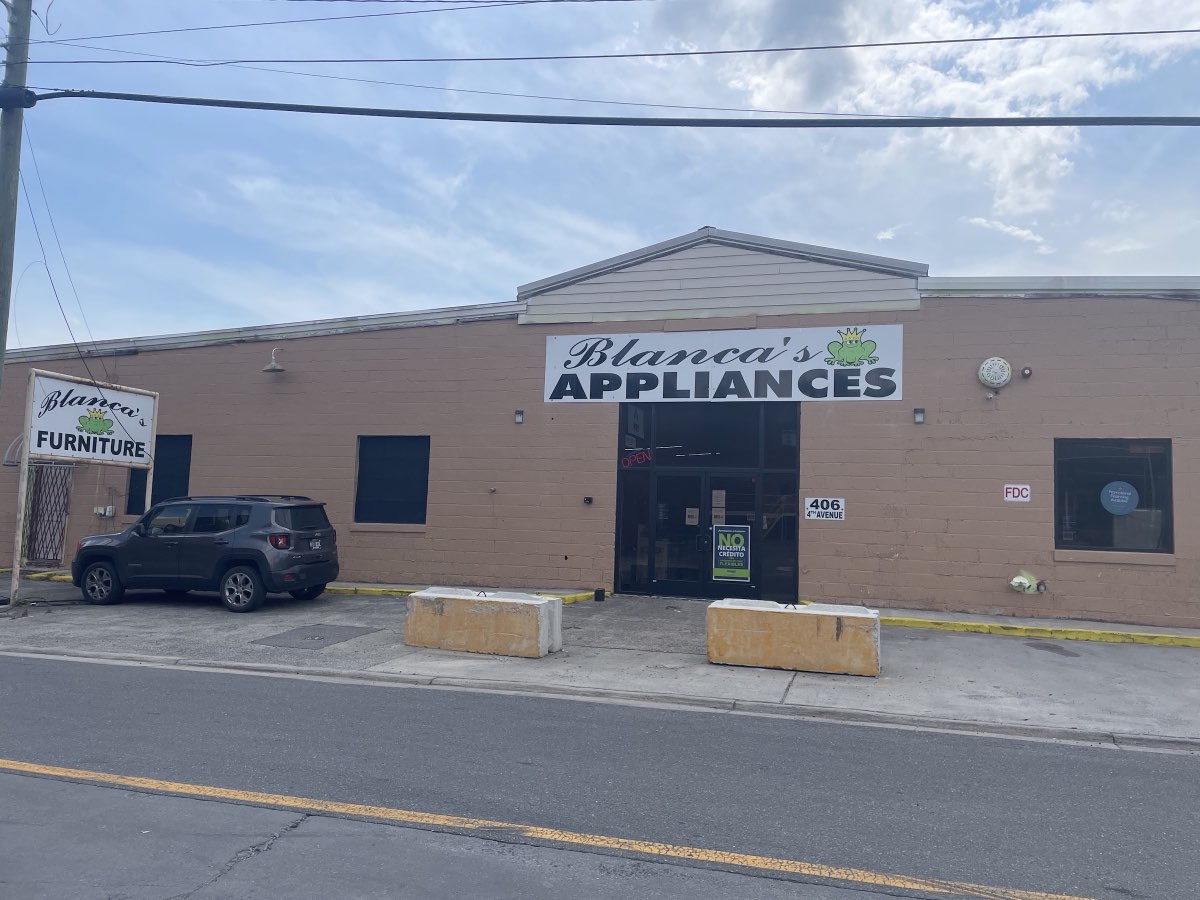Blancas Appliances & Furniture storefront in Dalton, Georgia